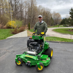 Lakeview Lawn & Snow John Deere Joe with mower